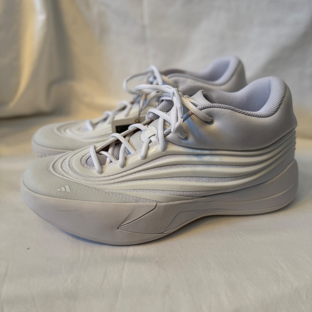 Adidas AS Dame X White Basketball Shoes Mens 12.5 FW25 Sample JP6089-3 Low Top